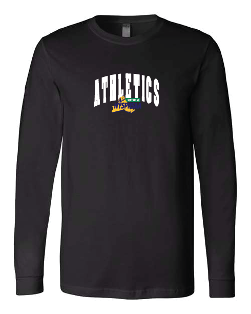 Arched Bella + Canvas Unisex Jersey Long Sleeve Tee VII Branded