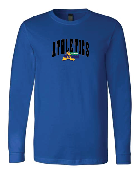 Arched Bella + Canvas Unisex Jersey Long Sleeve Tee VII Branded