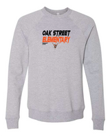 Era Bella + Canvas Unisex Sponge Fleece Raglan Crewneck Sweatshirt Oak25