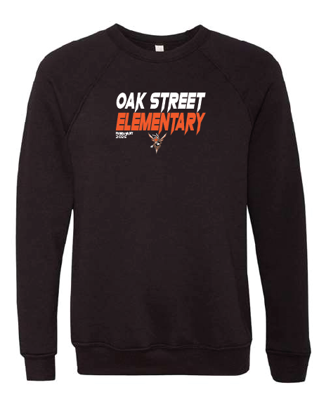 Era Bella + Canvas Unisex Sponge Fleece Raglan Crewneck Sweatshirt Oak25