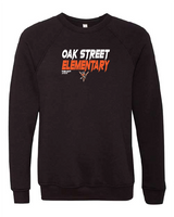 Era Bella + Canvas Unisex Sponge Fleece Raglan Crewneck Sweatshirt Oak25