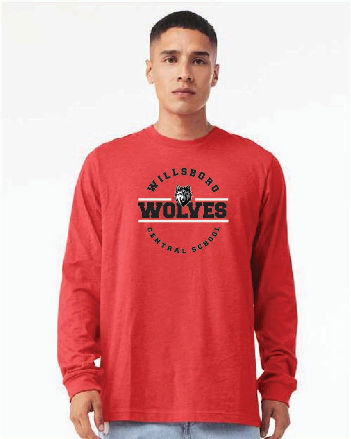 Reign Bella + Canvas Heather CVC Long Sleeve Tee Wills25