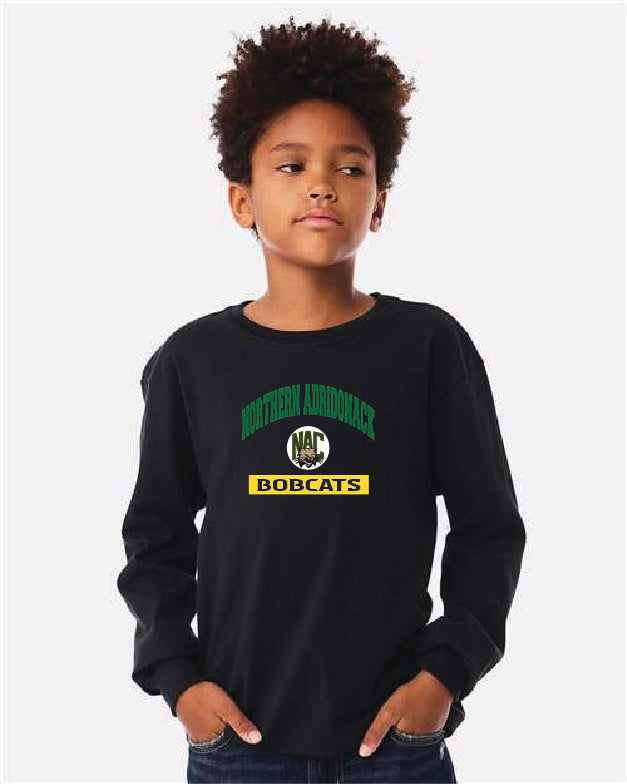 Mantess Bella + Canvas Youth 6oz. Heavyweight Long Sleeve Tee NAC25