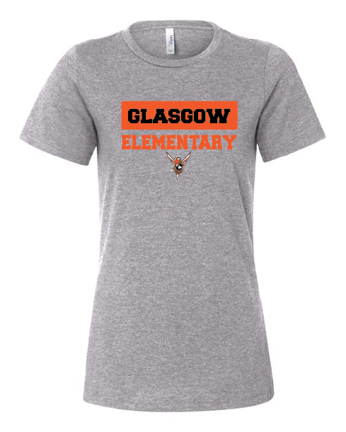 Block  BELLA + CANVAS - Women’s Relaxed Fit Heather CVC Tee Glasgow