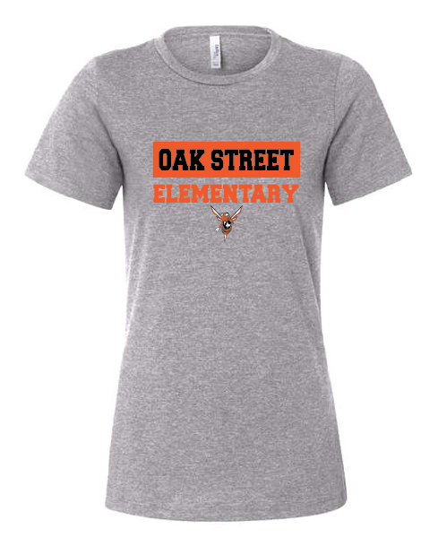 Block BELLA + CANVAS - Women’s Relaxed Fit Heather CVC Tee Oak