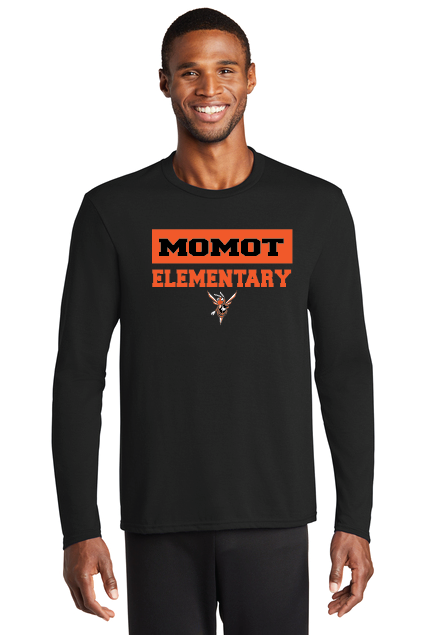 Cross Check Port & Company® Long Sleeve Performance Blend Tee Momot