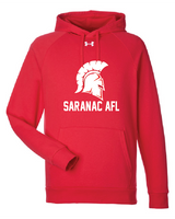 Bold Under Armour Men's Rival Fleece Hooded Sweatshirt Saranac AFL