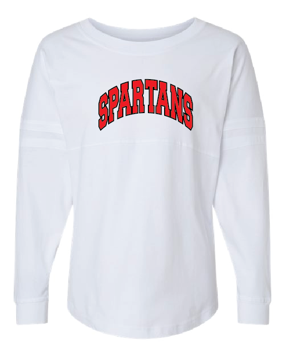 Arched Boxercraft Women's Pom Pom Long Sleeve Jersey T-Shirt 6fund 25