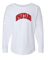 Arched Boxercraft Women's Pom Pom Long Sleeve Jersey T-Shirt 6fund 25