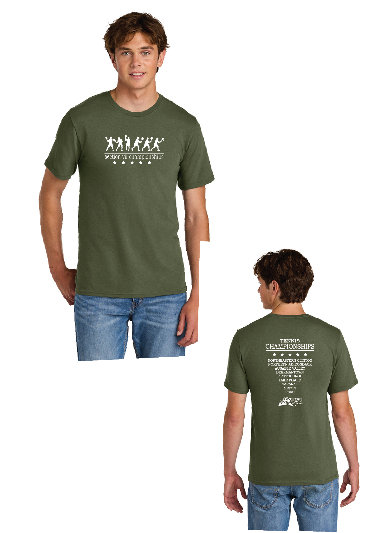 The Griffin Boys Port & Co™ Easy Cotton Tee Tennis26