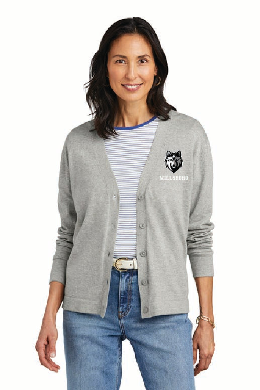 Mascot Brooks Brothers® Women’s Cotton Stretch Cardigan Sweater Wills25