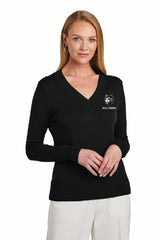 Mascot Brooks Brothers® Women’s Cotton Stretch V-Neck Sweater Wills25