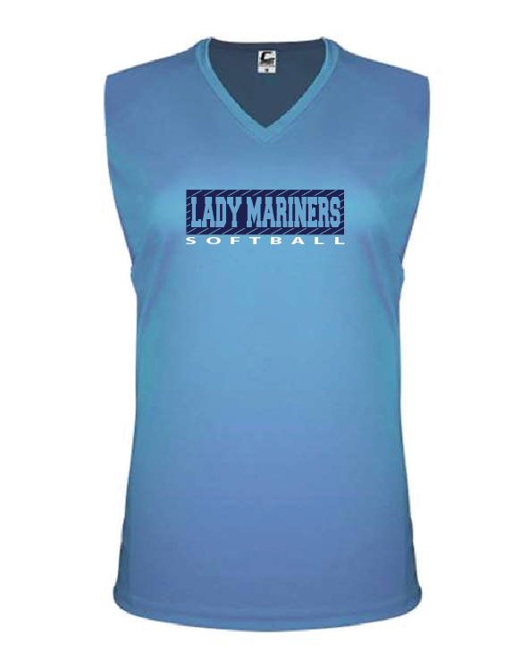 Vortex C2 Sports Women's Sleeveless V-Neck T-Shirt CCLM25