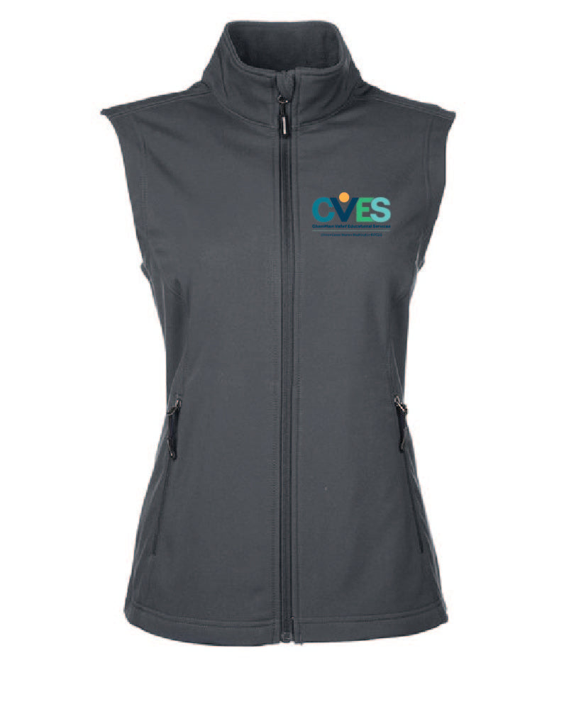 CVES CORE365 Women's Cruise Two-Layer Fleece Bonded Soft Shell Vest
