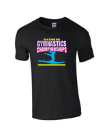 Neon Gildan Adult Softstyle® T-Shirt Gymnastics Championships 24