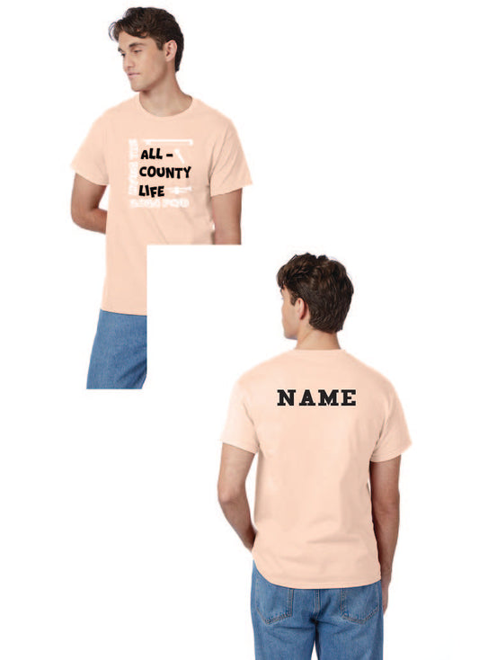 ALL-COUNTY CHORUS SHIRT W/NAME ON BACK ***Put NAME in Company line at checkout***