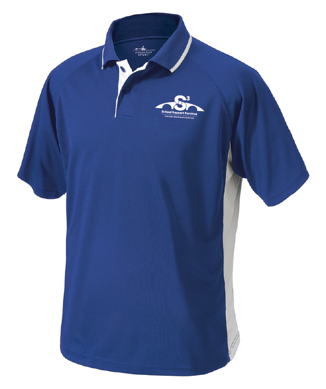 S3LCOC Charles River Men's Color Blocked Wicking Polo CVES25