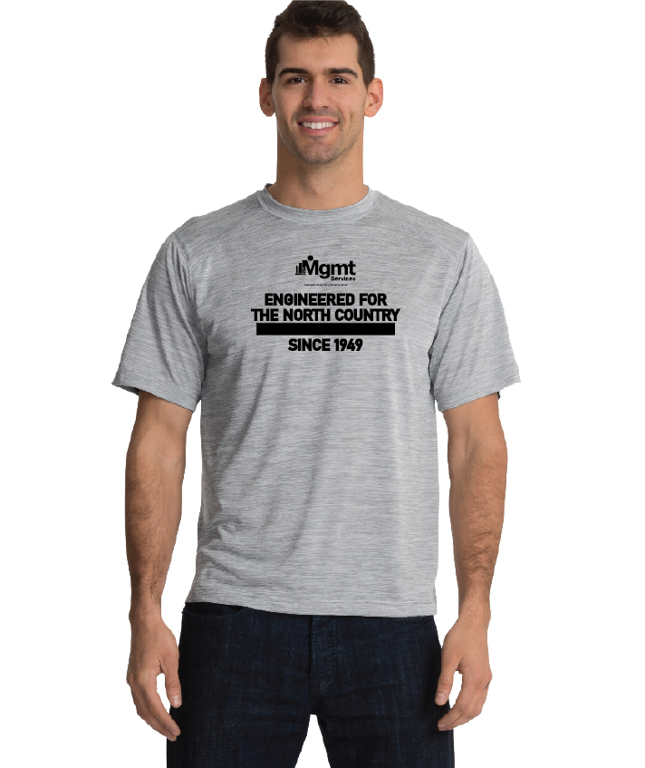 Since 1949 MGMT Charles River Men's Space Dye Performance Tee CVES25