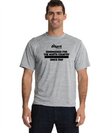 Since 1949 MGMT Charles River Men's Space Dye Performance Tee CVES25