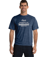 Since 1949 MGMT Charles River Men's Space Dye Performance Tee CVES25