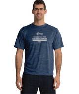 Since 1949 CVTEC Charles River Men's Space Dye Performance Tee CVES25
