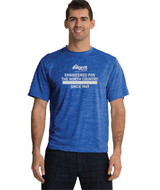 Since 1949 MGMT Charles River Men's Space Dye Performance Tee CVES25