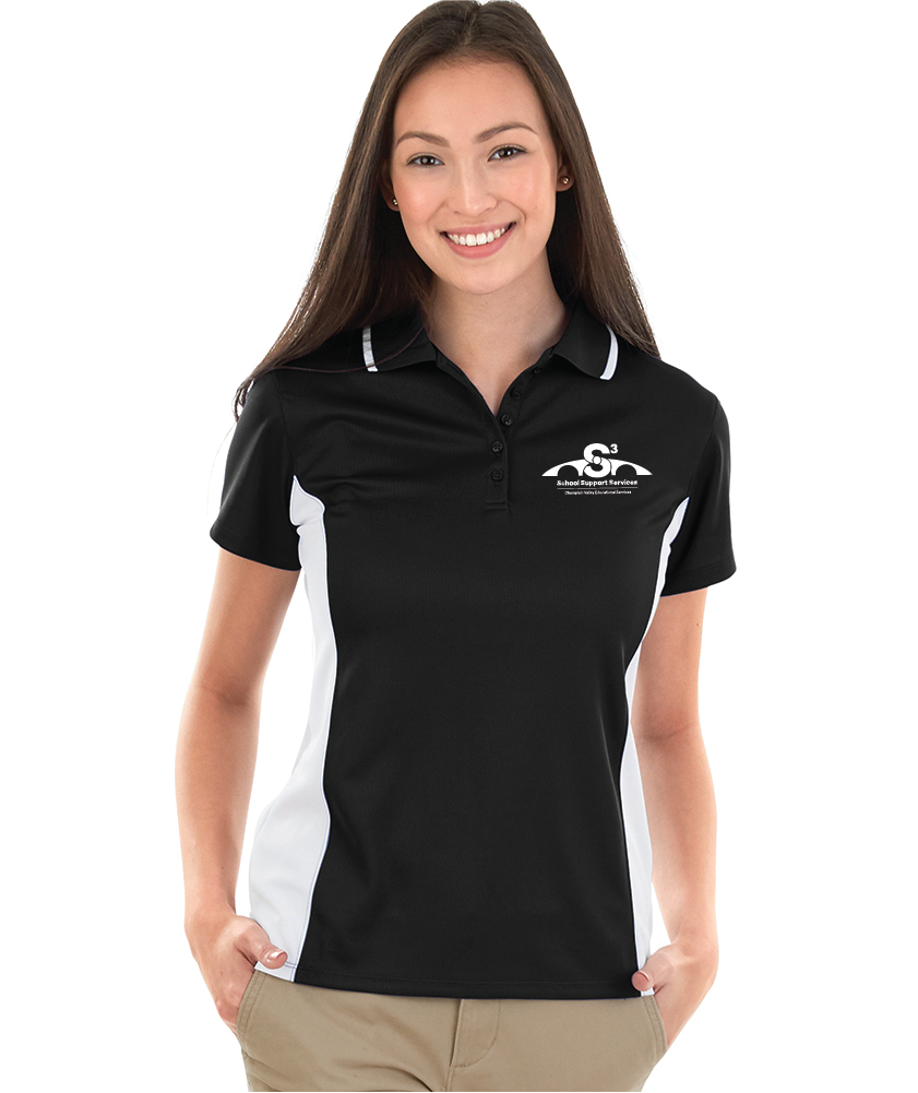 S3LCOC Charles River Women's Color Blocked Wicking Polo CVES25