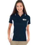 RISELCOC Charles River Women's Color Blocked Wicking Polo CVES25