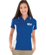 RISELCOC Charles River Women's Color Blocked Wicking Polo CVES25