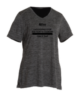 Since 1949 RISE Charles River Women's Space Dye Performance Tee CVES25