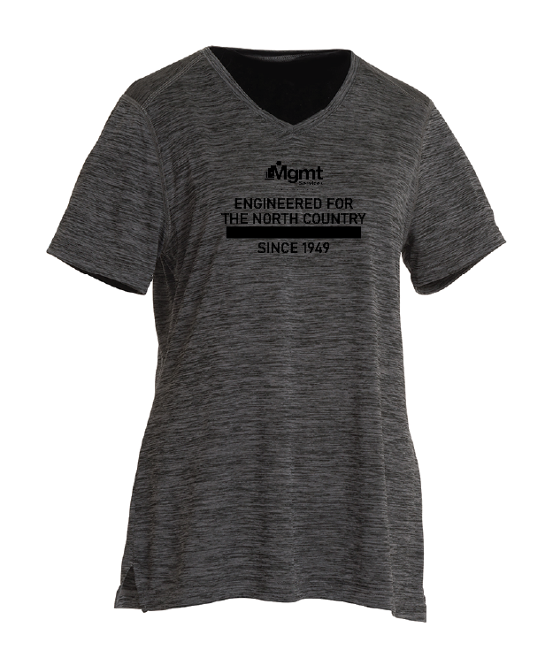 Since 1949 MGMT Charles River Women's Space Dye Performance Tee CVES25