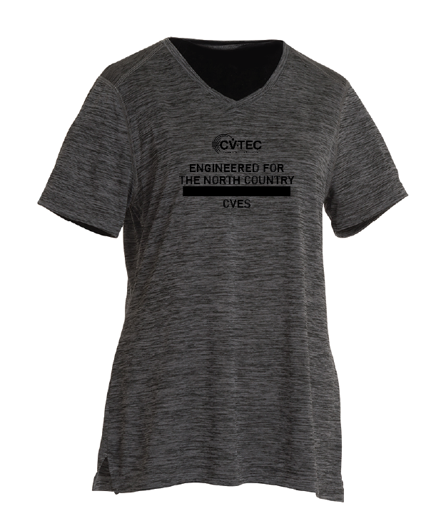 Since 1949 CVTEC Charles River Women's Space Dye Performance Tee CVES25