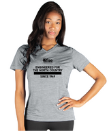 Since 1949 RISE Charles River Women's Space Dye Performance Tee CVES25