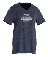 Since 1949 MGMT Charles River Women's Space Dye Performance Tee CVES25