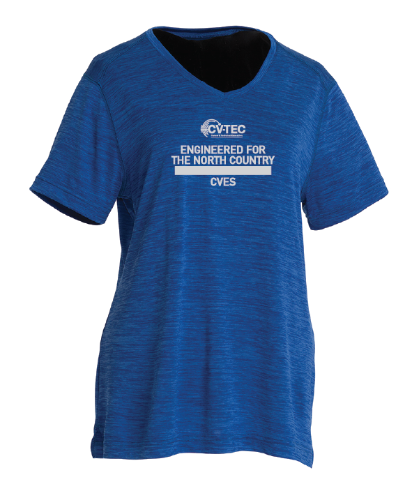 Since 1949 CVTEC Charles River Women's Space Dye Performance Tee CVES25