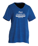 Since 1949 MGMT Charles River Women's Space Dye Performance Tee CVES25