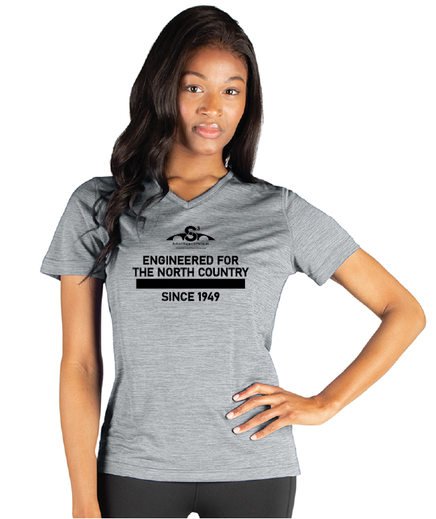 Since 1949 S3 Charles River Women's Space Dye Performance Tee CVES25