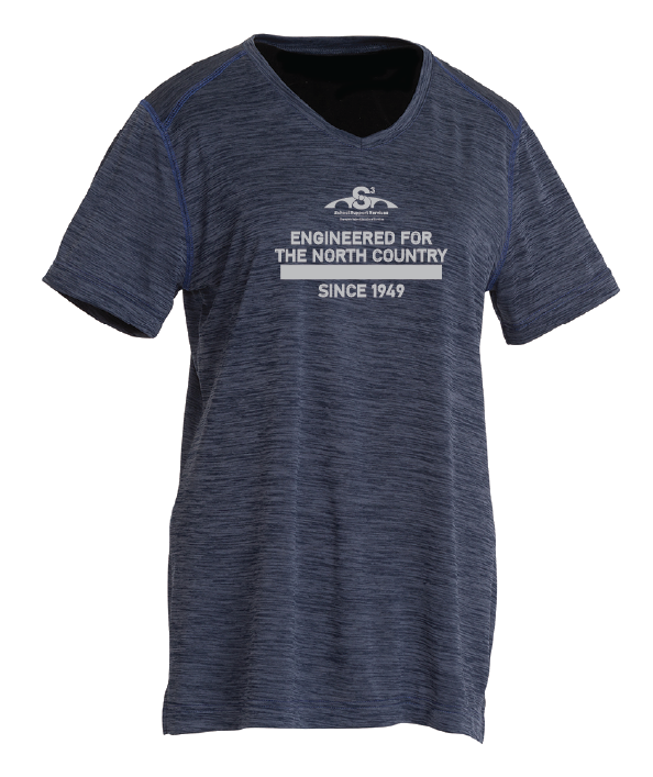 Since 1949 S3 Charles River Women's Space Dye Performance Tee CVES25