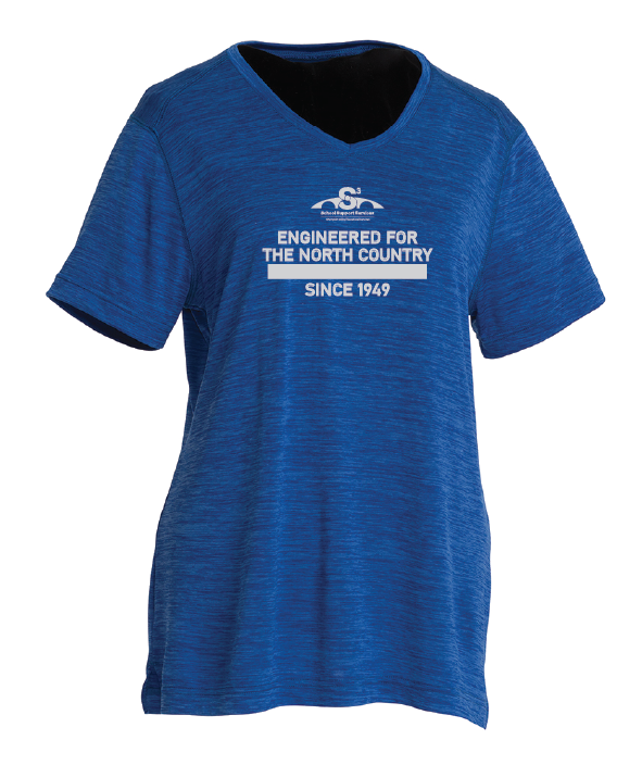 Since 1949 S3 Charles River Women's Space Dye Performance Tee CVES25