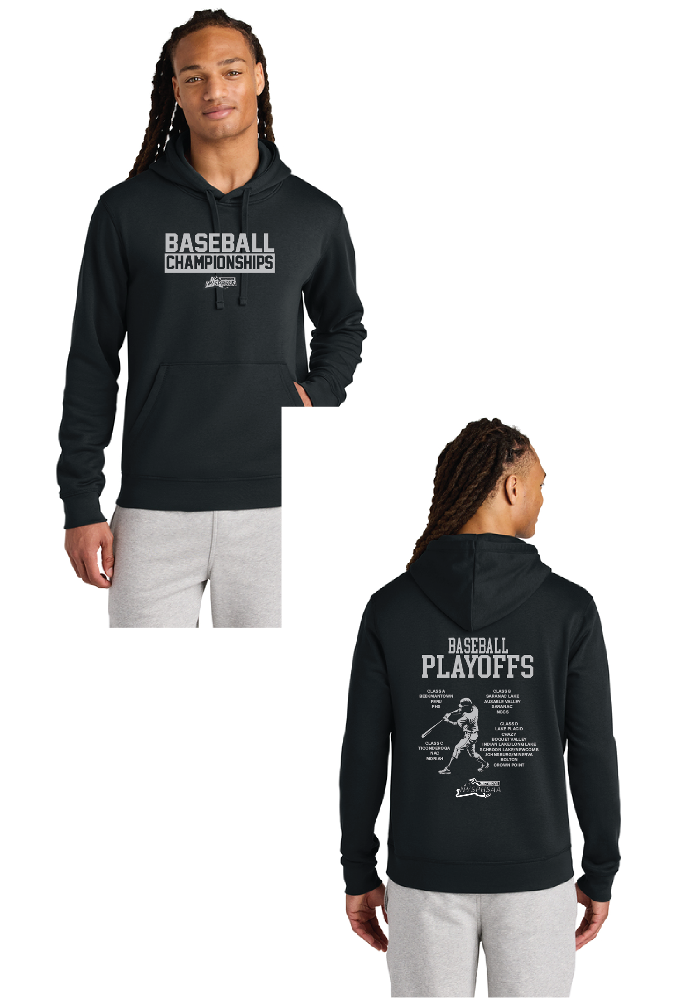 Chromo Independent Trading Company Unisex Midweight Hooded Sweatshirt Baseball26