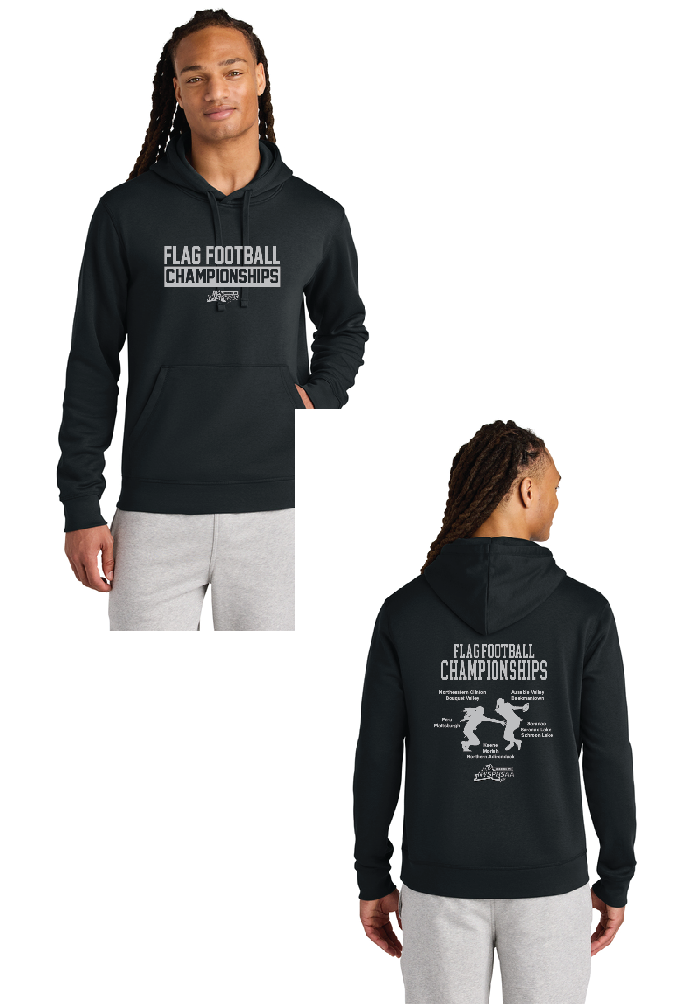 Chromo Independent Trading Company Unisex Midweight Hooded Sweatshirt Flag26