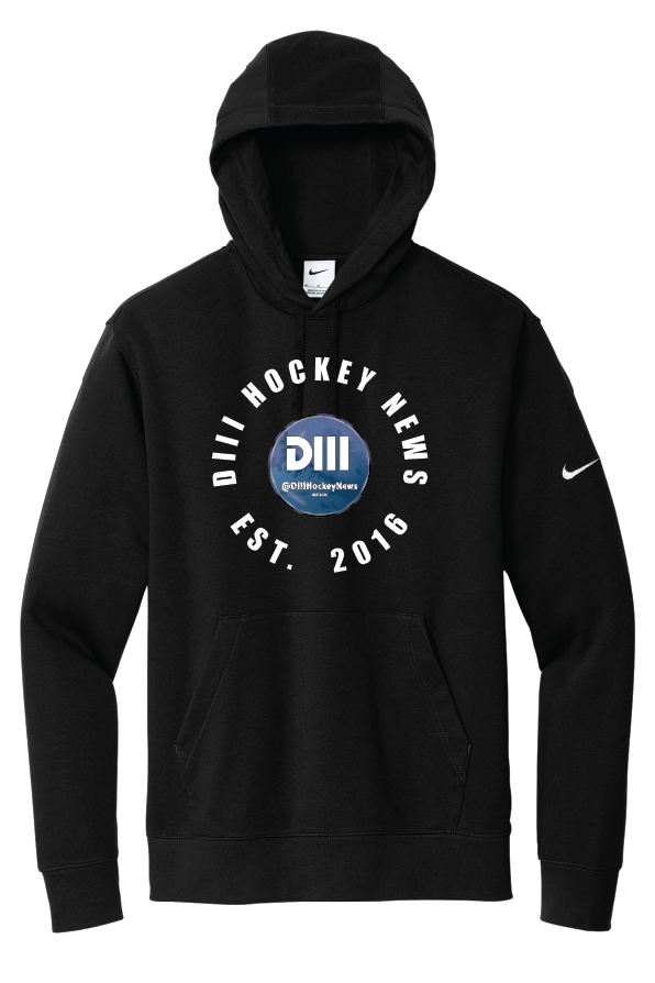 Face Off Nike Club Fleece Sleeve Swoosh Pullover Hoodie D3 Hockey