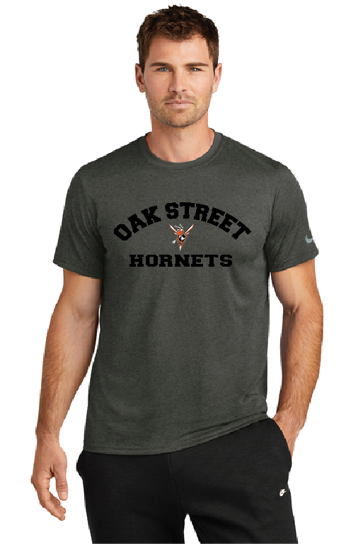 Classic Nike Swoosh Sleeve rLegend Tee Oak