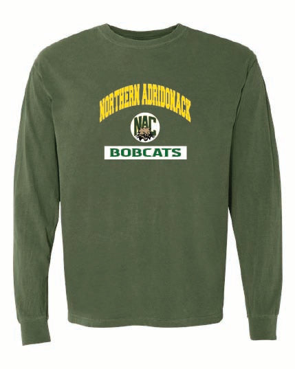 Mantess Comfort Color Garment-Dyed Heavyweight Long Sleeve T-Shirt NAC25