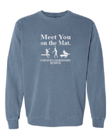 Meet You Comfort Colors Unisex Garment-Dyed Crewneck Sweatshirt VII Gymnastics25