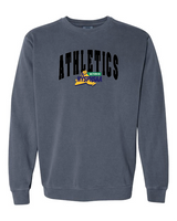 Arched Comfort Colors Unisex Garment-Dyed Crewneck Sweatshirt VII Branded