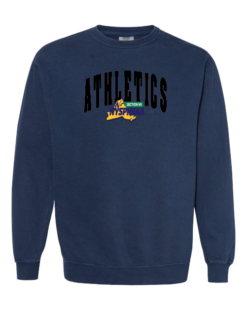 Arched Comfort Colors Unisex Garment-Dyed Crewneck Sweatshirt VII Branded