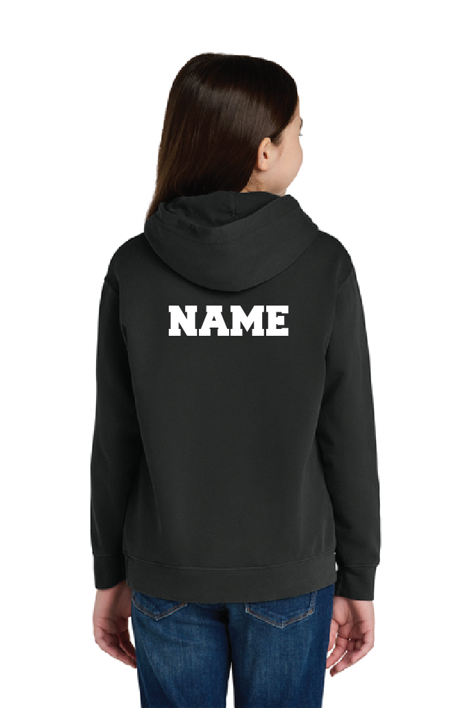 Handstand Comfort Colors® w.NAME Youth Lightweight Hooded Sweatshirt GymPHS