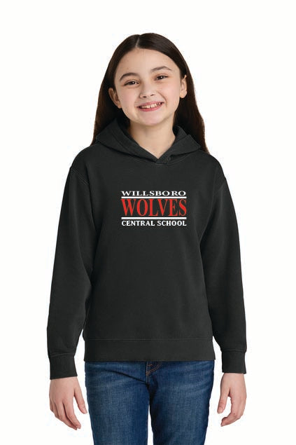 Class Act Comfort Colors® Youth Lightweight Hooded Sweatshirt Wills25