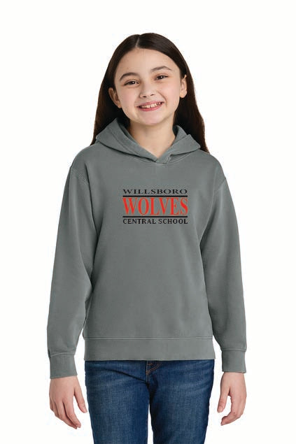 Class Act Comfort Colors® Youth Lightweight Hooded Sweatshirt Wills25